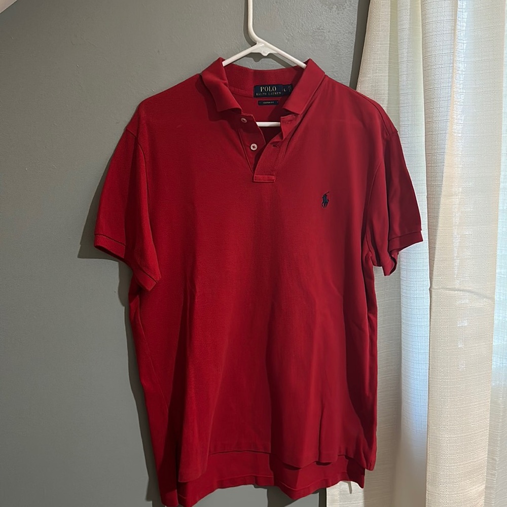 ▪️RED POLO TOP